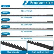 75Pcs Pin End Scroll Saw Blade Kit Compatible for 3921/3922/3923 5inch qrXrH