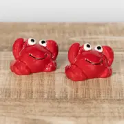 Mini Red Crabs Salt & Pepper Shakers NEW