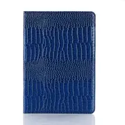MCC For Samsung Galaxy Tab A7 Lite 8.7 T220 T225 Croc-style Leather Case Cover [Blue]