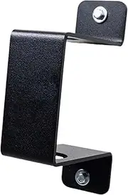 Oshhni Barbell Bar Holder Weight Bar Holder Bracket for Straight/curl Bar, 2 inch Hole, Space Saving, Barbell Bar Rack Wall Mounted