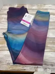 NWT Athleta Girl Printed Chit Chat Tight Size XL/14 #26