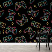 [Namly Design] Wall Paper - Gaming Controllers