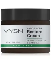 VYSN Unisex 2oz Hand & Body Restore Cream - Vitamin A, Green Tea & Chamomile