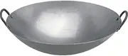 Chef Inox Iron Wok Cast Iron Wok, Silver, 05216