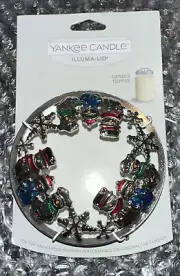 Yankee Candle Winter Christmas Illuma Lid - SNOWMEN Brand New Winter Christmas