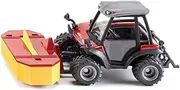 siku 3068, Aebi TerraTrac TT211 Specialised Tractor, 1:32, Metal/Plastic, Red, Incl. Front Mower