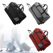Wheeled Rolling Duffle Bag Portable Rolling Travel Bag for Men Picnic Trip