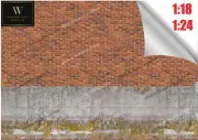1:18 - 1:24 Concrete/brick garage wall - Peel and Apply adhesive sheets. 179