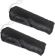 Generic 2pcs Stroller Storage Bag Travel Bags Foldable Travel Bag Stroller Bag Stroller Travel Stroller Cover Stroller Gate Check Bag Stroller Organizer Stroller Pouch Nylon Black