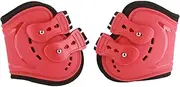Horse Sport Boots,Fetlock Horse Boots Lightweight Breathable Wearproof Horse Hind Leg Boots for Horse Accessories Red