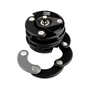 Parklock Brooklyn - Folding Round Lock High Security - 3mm Hardened Steel Zinc Body ABS Housing