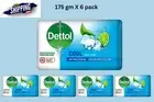 Dettol Antibacterial Hand & Body Cool refreshing Soap 175 Gm x 6 Pack