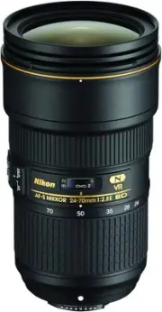 Nikon AF-S NIKKOR 24-70mm f/2.8E ED VR Lens (Grey Market)