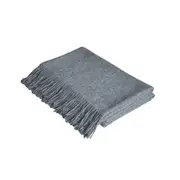 Auskin Alpaca Throw Home/Lounge Sofa/Bed Decorative Blanket 145x185cm Grey
