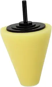 Anneome Polishing Sponge Polish Kit Buffing Wheel Buffing Kit Drill Polisher Attachment Car Buffer Pads Yellow Sponge
