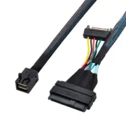 CY Mini SAS HD SFF-8643 to U.2 U2 SFF-8639 NVME PCIe SSD Cable for Mainboard SSD
