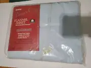 Sears Full Flat Bed Sheet Vintage NEW IN PACKAGE Combed 81×96 Royal Blue Light