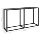 Hall Console Side Table Tempered Glass Top Steel Frame Hallway 140/160/180/200cm