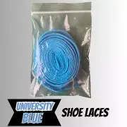 Premium Flat Shoe Laces Replacement for Air Jordan 1, 4 Air Force Dunk-UNC BLUE