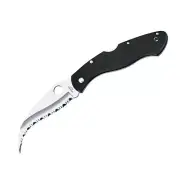 Spyderco Civilian Reverse "S" Blade VG10 Serrated Knife G-10 Handle C12GS