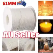 60M/Roll Spool of Cotton Square Braid Candle Wicks Wick Core Candle Making KZ