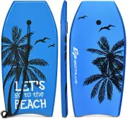 Lightweight Bodyboard Surfing Body with EPS Core Boogie Board for Beach, 37-41''
