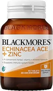 Blackmores Echinacea ACE + Zinc | Supports Healthy Immune System Function | 60 Tablets