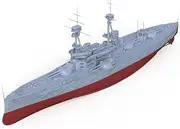 MRY-SFW YYC700529S 1/700 Military Model Kit HMS Bellerophon Battleship Full Hull