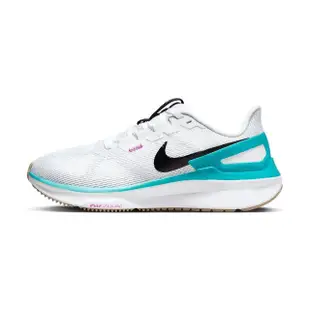 【NIKE 耐吉】Air Zoom Structure 25 白綠 女鞋 慢跑鞋 訓練鞋(DJ7884-103)