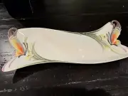 Franz “Papillon” butterfly Collection Sculptured Porcelain Rectangle Tray NEW!