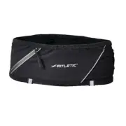 360 Plus Multi Pocket Running Belt For Men & Women – Fits All Medium Black