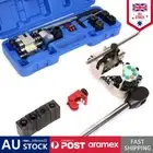 Single, Bubble, Double Flare Tool Brake Line Flaring Kit for Steel, Copper Tube
