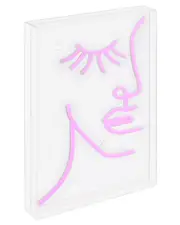 JONATHAN Y Half-Face Contemporary Glam Acrylic Neon Lighting