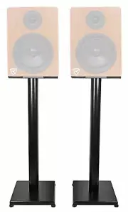 Rockville 29" Black Steel Studio Monitor Speaker Stands For Rockville APM6C