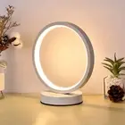 JY LED Bedside Lamp Multifunction Modern Concise Style Plugging In Table Lamp