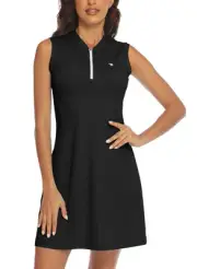 YSENTO Polo One Piece Rady Snow Sleeve Tennis Wear Casual Sports Skirt Golf 455