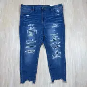 NWT American Eagle Ne(x)t Level Stretch Hi Rise Jegging Crop Jeans 20 SHORT