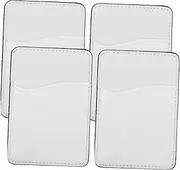 OSALADI 4pcs Phone Wallet Card Holder Self Adhesive Back Pocket for Phones Creative Design for Easy Attachment Compatible with Various Models Protects from Scratches Convenient Card