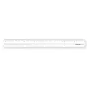 STAEDTLER Ruler Both Sides Graduated 40cm 962 20-40
