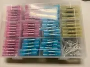 290pc Heat Shrink Butt Wire Splice Connectors Seal Crimp Terminal Waterproof kit