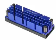 Vantec ICEBERQ M.2 NVMe/SSD Aluminum Alloy Thermal Heatsink, HS-NVME150-BL BLUE