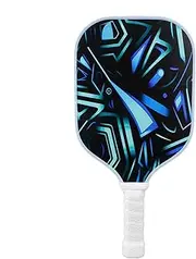 Fiberglass Pickleball Paddles - LED Fiberglass Lightweight Pickleball Racket - Anti-Slip Pickleball Accessories Comfortable Grip Outdoor Supplies for Women & Beginners