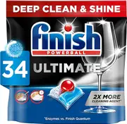 Finish Ultimate Dishwashing Tablets Fresh 34 Pack