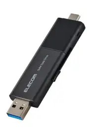 ELECOM External SSD 1TB USB3.2 (Gen1) Compatible Sliding Type-C/Type-A Connector