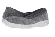 NEW SKECHERS YOU DEFINE EXCELLENCE GRAY SLIP ON SHOES WOMENS 8.5 FREE SHIP