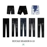 在飛比找蝦皮購物優惠-Rucas Diamon 皮革牛仔褲 Season 9 GR