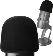 Pop Filter for Blue Yeti X Mic - Foam Microphone Windscreen Cover with Velvet-Li
