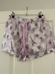 Peter Alexander Ladies Pyjama Shorts Paris Medium