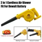 2 in 1 Cordless Leaf Blower Wireless Computer Vacuum Cleaner Power Tools