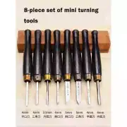 8pcs/set HSS Woodworking Turning Tool Set HSS Lathe Chisel Set High Speed Steel
